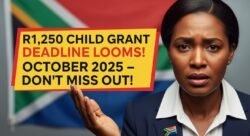 Foster Parents Alert: October 2025 R1,250 Child Grant Deadline Could End Benefits for Late Applicants