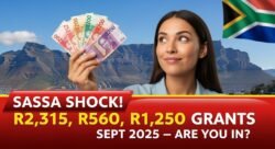 SASSA September 2025: R2,315, R560, R1,250 Grants Start – Check Beneficiaries