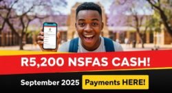 NSFAS R5,200 Student Allowance – September 2025 Payment Dates Announced for Students
